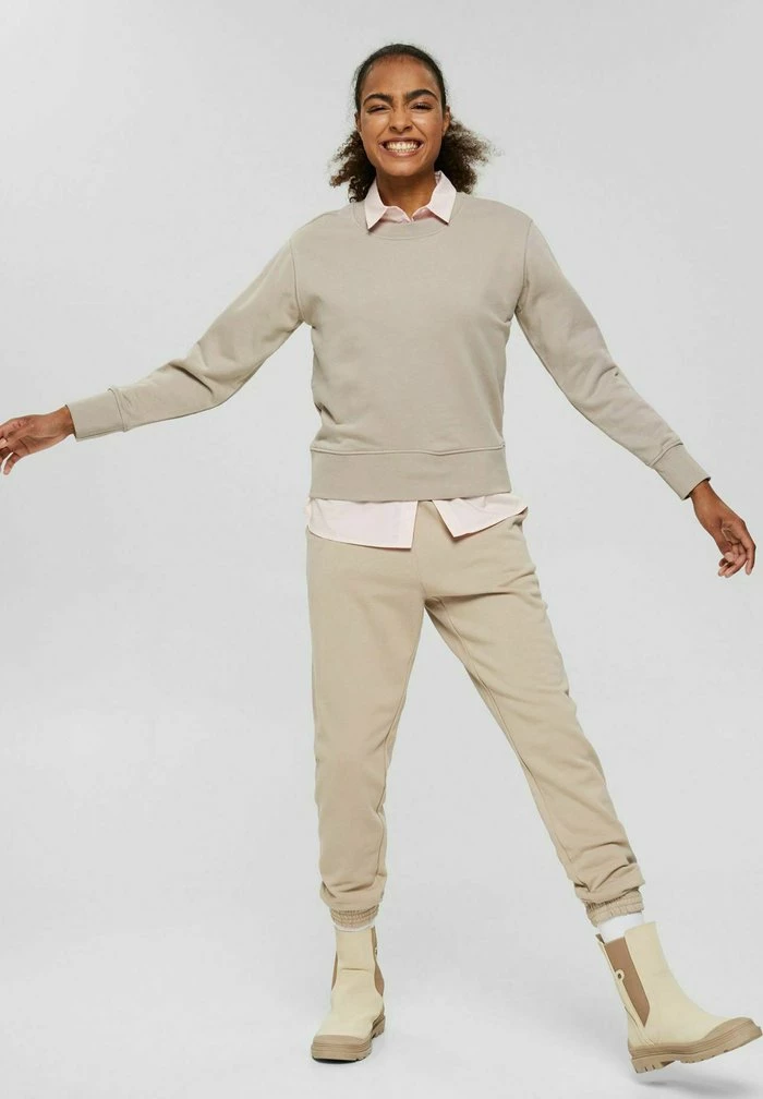 Esprit Tracksuit Bottoms - Light Taupe - Image 4