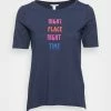 Esprit Print T-shirt - Navy