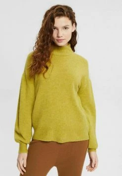 Esprit MIT STEHKRAGEN - Jumper - Leaf Green