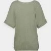 Esprit TEE - Basic T-shirt - Light Khaki