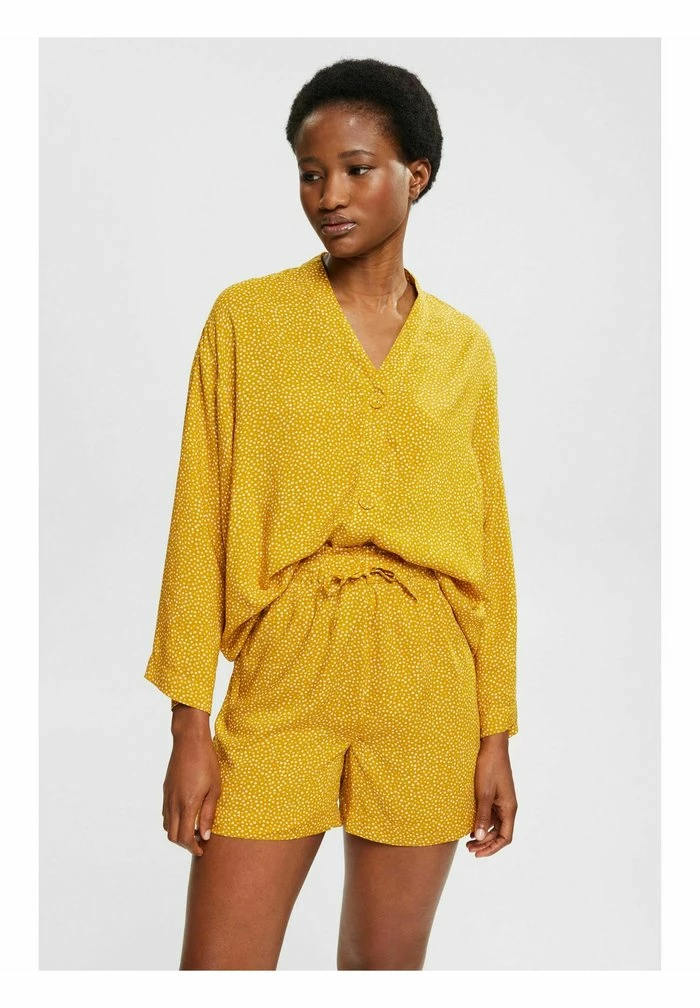 Esprit MIT PÜNKTCHENMUSTER - Pyjama Set - Honey Yellow