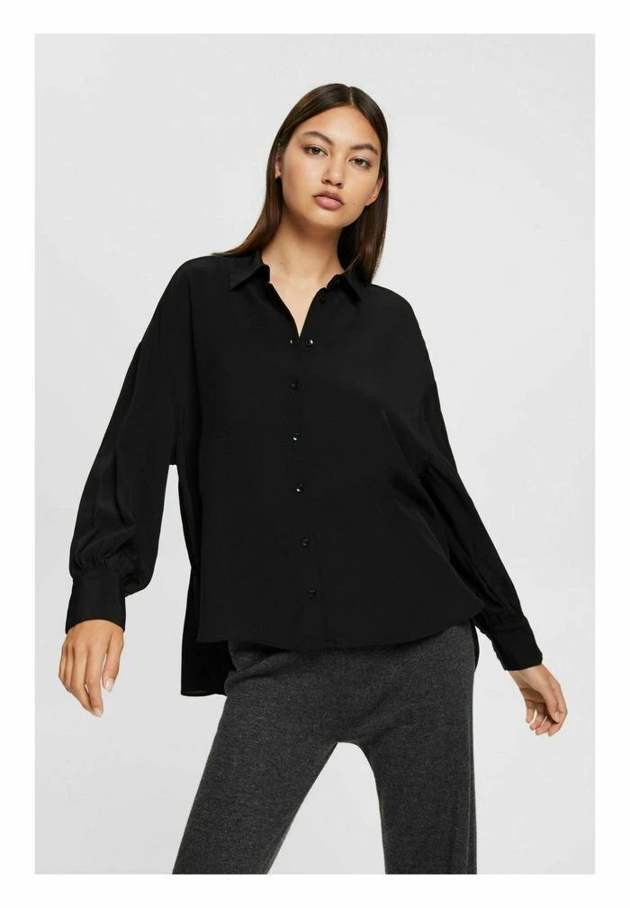 Esprit Button-down Blouse - Black