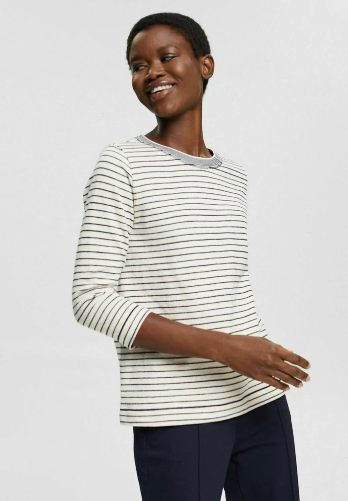 Esprit LONGSLEEVE - Long Sleeved Top - Off White
