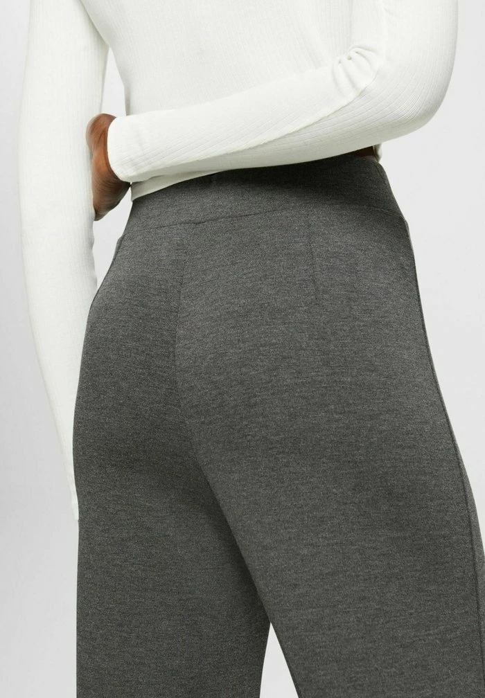 Esprit CROPPED MIT WEITEM BEIN - Trousers - Gunmetal - Image 5