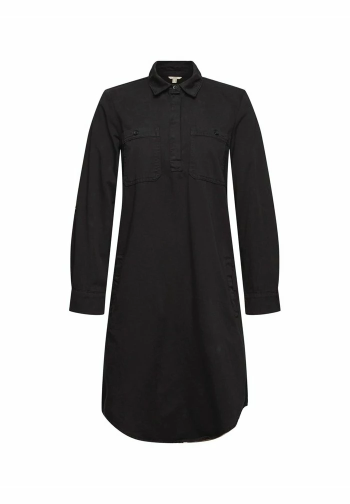 Esprit Shirt Dress - Black - Image 7