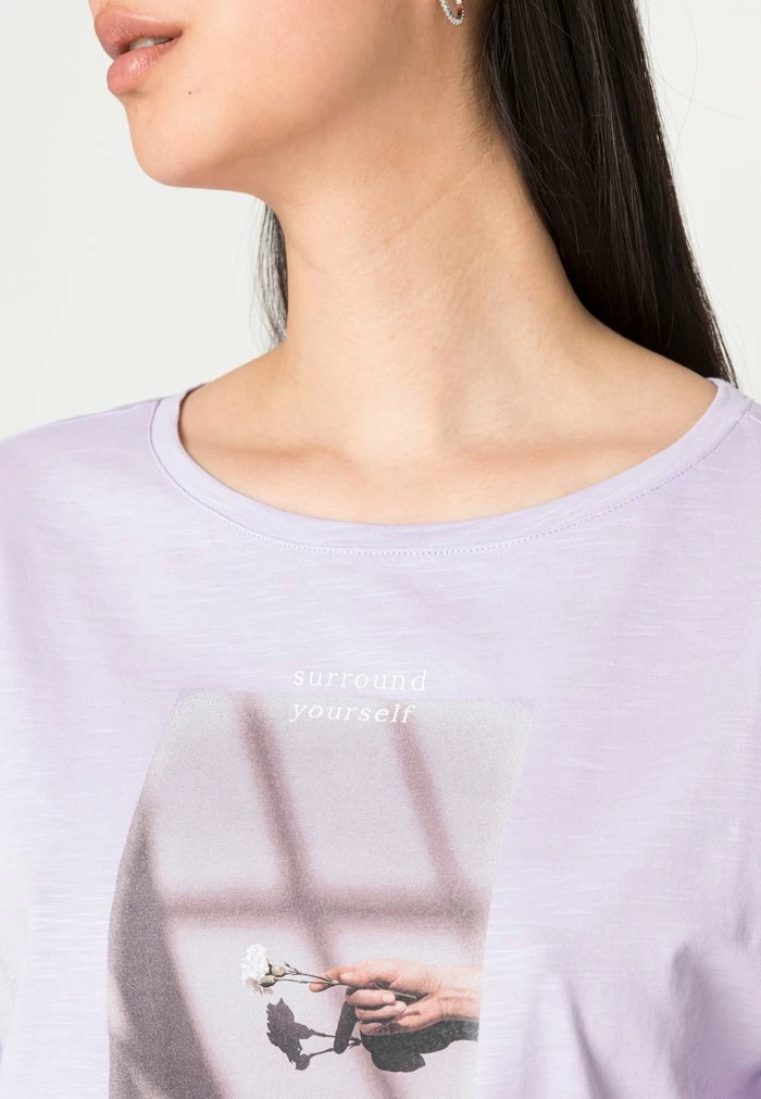 Esprit Print T-shirt - Lilac - Image 5