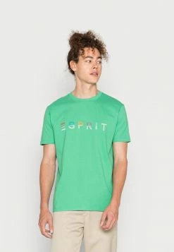 Esprit SUS AW CN SS - Print T-shirt - Green