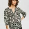 Esprit GEMUSTERTE MIT 3/4 ÄRMELN - Blouse - Black