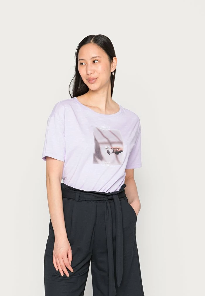 Esprit Print T-shirt - Lilac