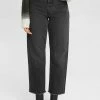 Esprit Straight Leg Jeans - Black Medium Washed