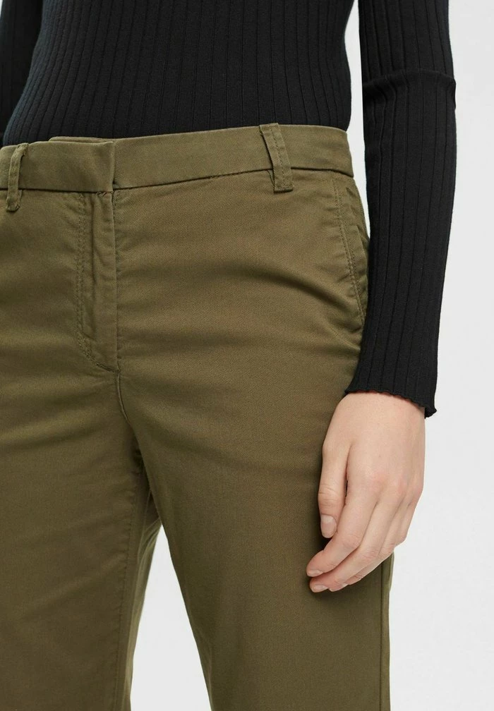 Esprit SUS MR STR - Trousers - Dark Khaki - Image 4