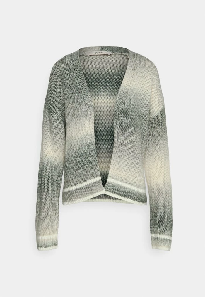 Esprit SPACEDYE CARDI - Cardigan - Gunmetal - Image 4