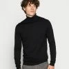 Esprit ROLLNECK - Jumper - Black