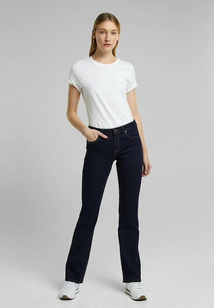 Esprit Flared Jeans - Blue Rinse - Image 8