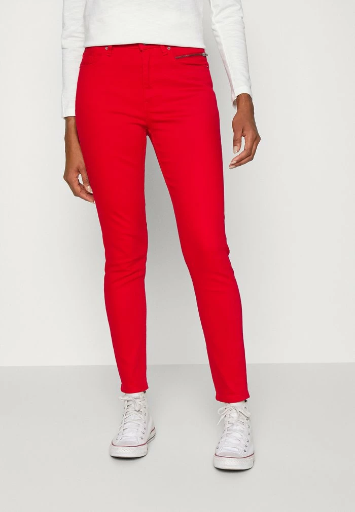 Esprit SKINNY - Trousers - Red