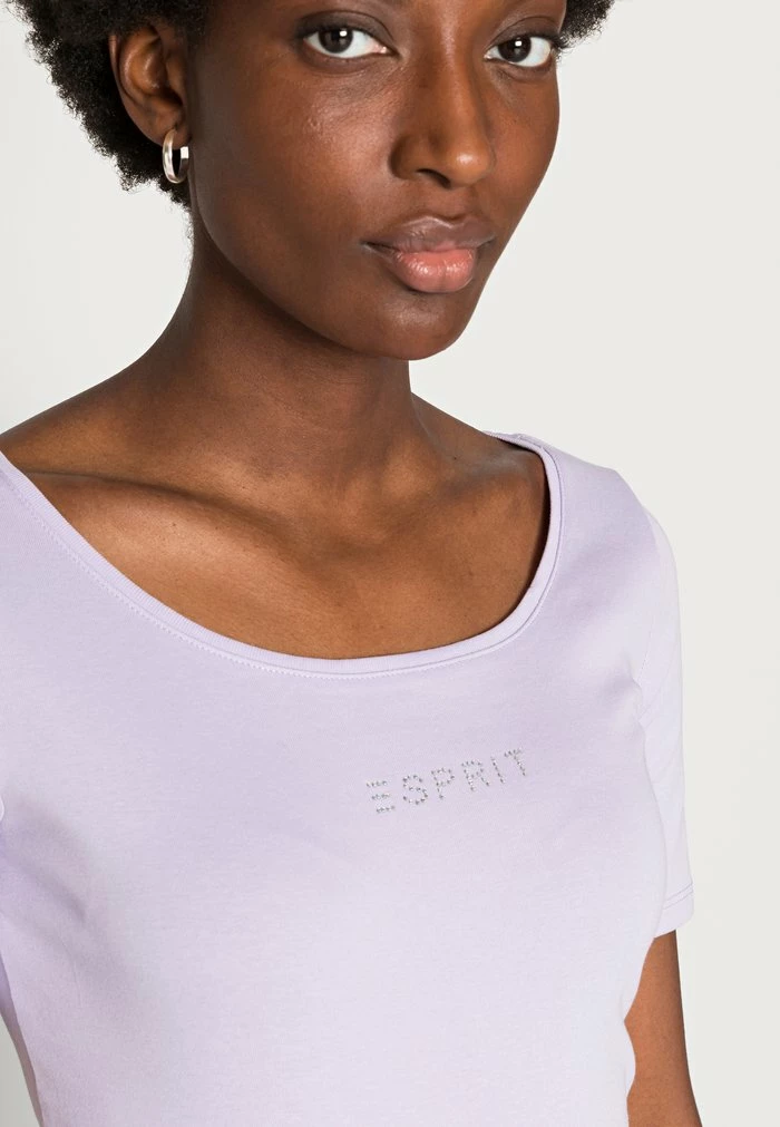 Esprit Basic T-shirt - Lilac - Image 5