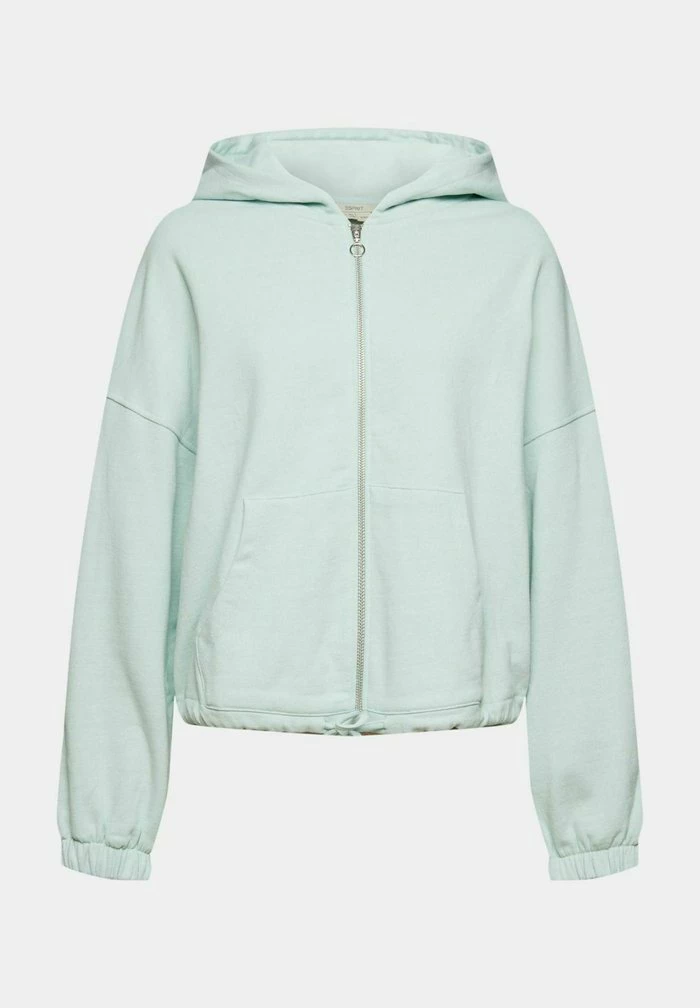 Esprit Zip-up Sweatshirt - Dusty Green - Image 6