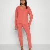 Esprit SEASONAL SOLID LONG LEG LONG SLEEVE - Pyjamas - Terracotta