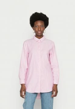 Esprit BLOUSE - Button-down Blouse - Pink Fuchsia