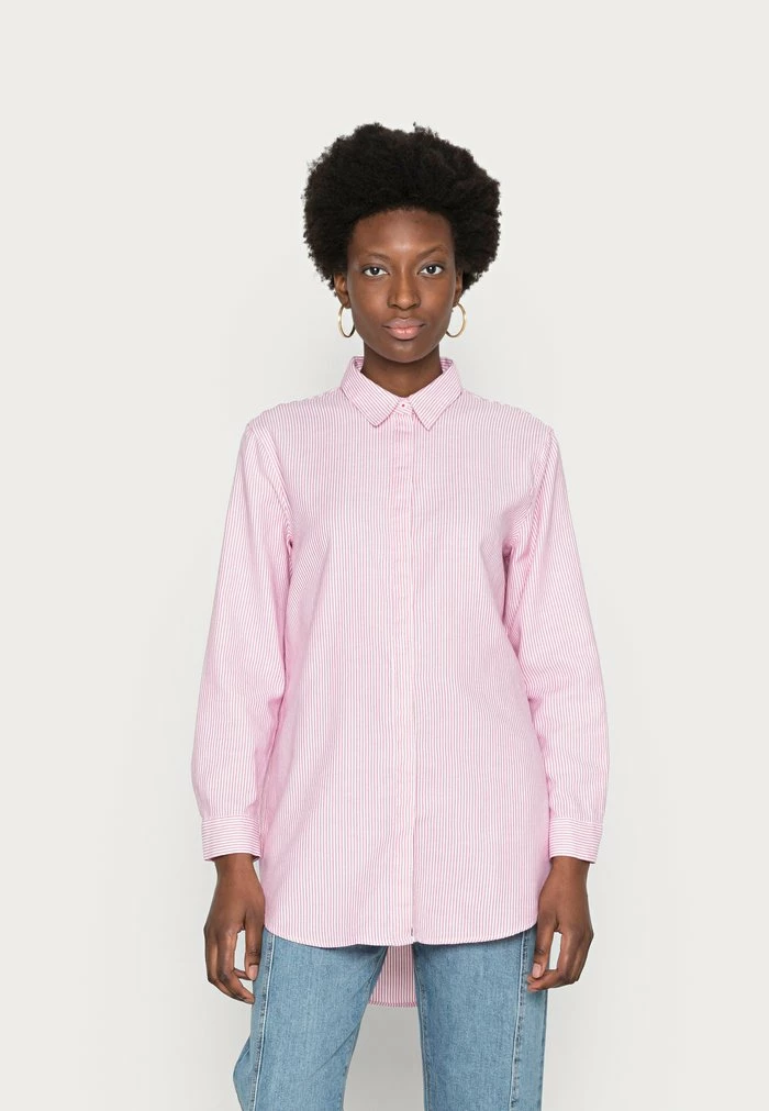 Esprit BLOUSE - Button-down Blouse - Pink Fuchsia
