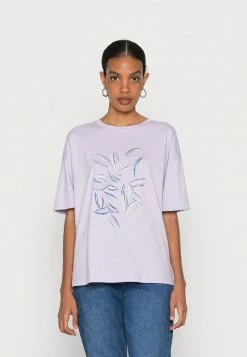 Esprit EOS VACA T PP - Print T-shirt - Lilac
