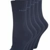 Esprit SOLID 5-PACK SUSTAINABLE COTTON-MIX - Socks - Blau