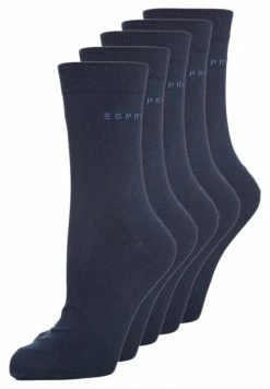 Esprit SOLID 5-PACK SUSTAINABLE COTTON-MIX - Socks - Blau