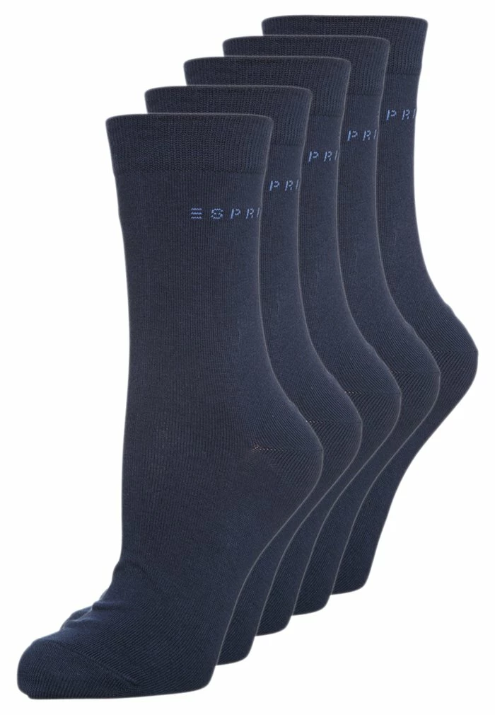 Esprit SOLID 5-PACK SUSTAINABLE COTTON-MIX - Socks - Blau