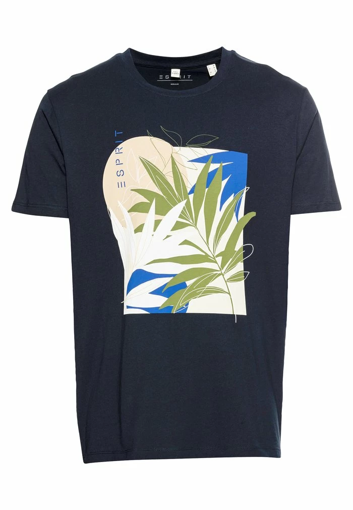 Esprit SUS - Print T-shirt - Navy - Image 5