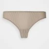 Esprit SOFT STRIPES PAR STRING - Thong - Light Taupe