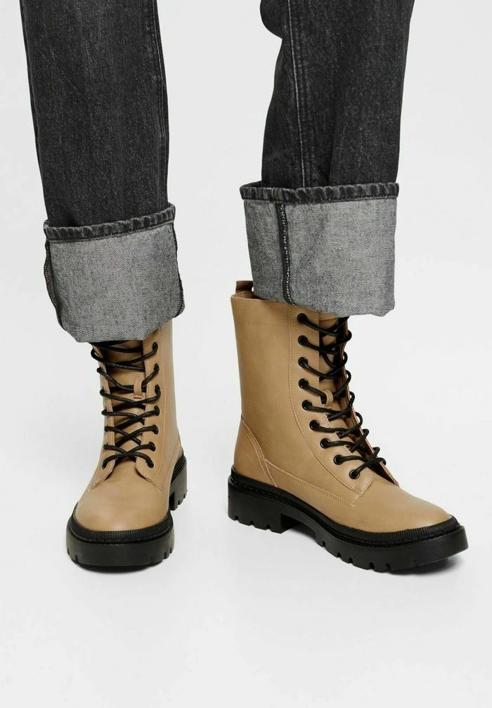 Esprit OTHERS - Platform Ankle Boots - Camel