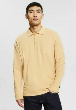Esprit LONG SLEEVE - Polo Shirt - Sand