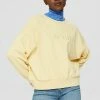 Esprit BESTICKTES - Sweatshirt - Pastel Yellow