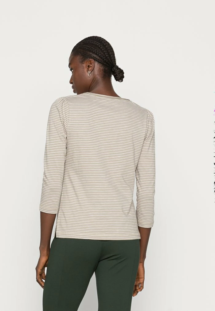 Esprit T LSLV SLUB STR - Long Sleeved Top - Pale Khaki - Image 3