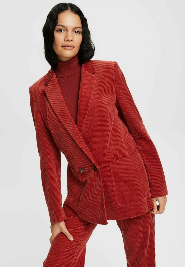 Esprit Short Coat - Terracotta - Image 5