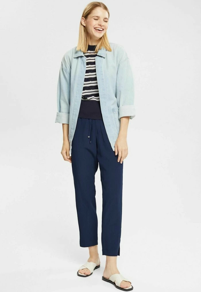 Esprit Trousers - Navy - Image 2