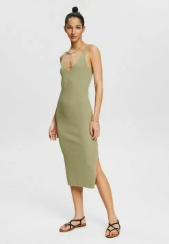 Esprit Shift Dress - Light Khaki
