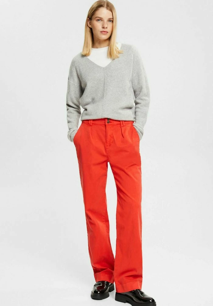 Esprit Trousers - Orange Red - Image 2