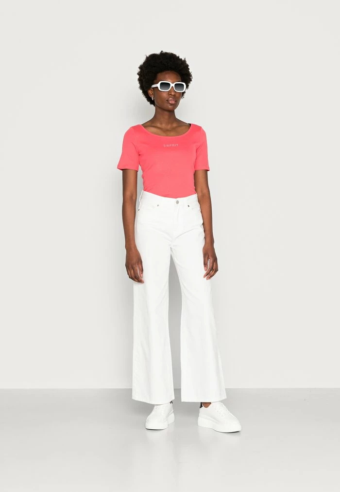 Esprit Basic T-shirt - Coral Red - Image 2