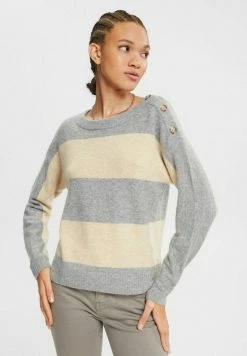 Esprit MIT WOLLE - Jumper - Medium Grey