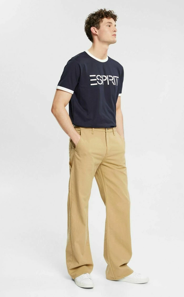 Esprit SLIM FIT - Print T-shirt - Navy - Image 2