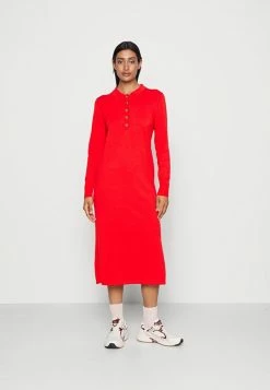 Esprit POLONECK - Jumper Dress - Red