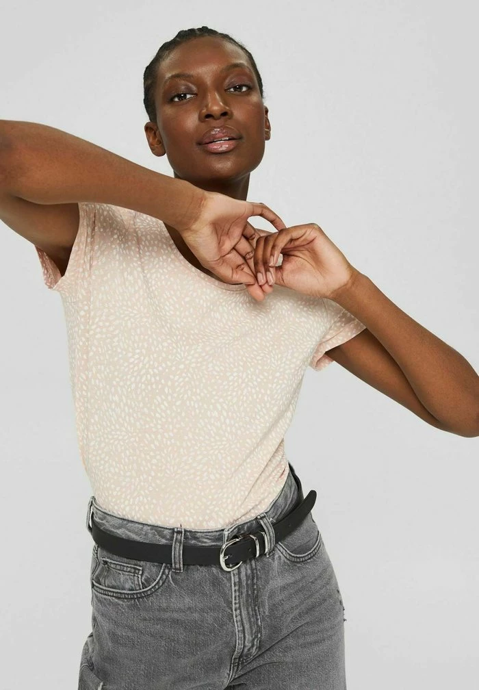 Esprit Print T-shirt - Nude - Image 4