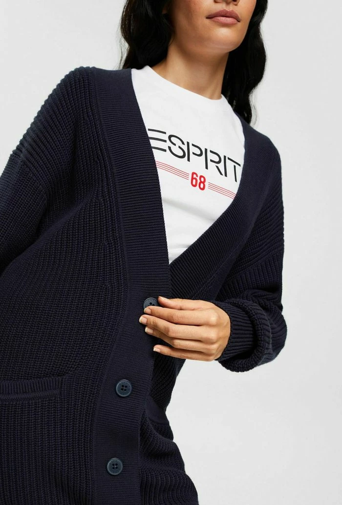 Esprit LANGER - Cardigan - Navy - Image 4