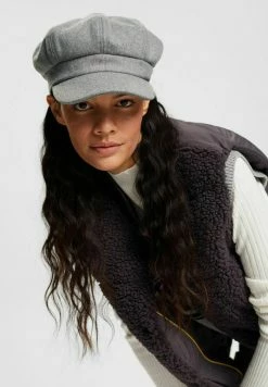 Esprit BAKER BOY HUT - Cap - Light Grey