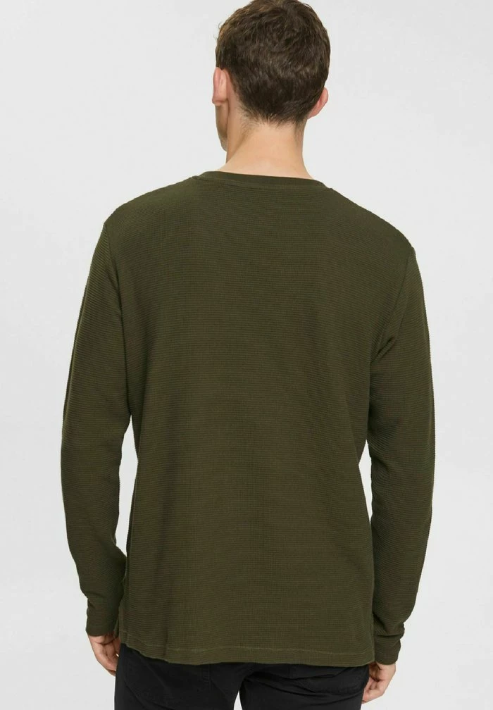Esprit REGULAR FIT - Long Sleeved Top - Dark Khaki - Image 3