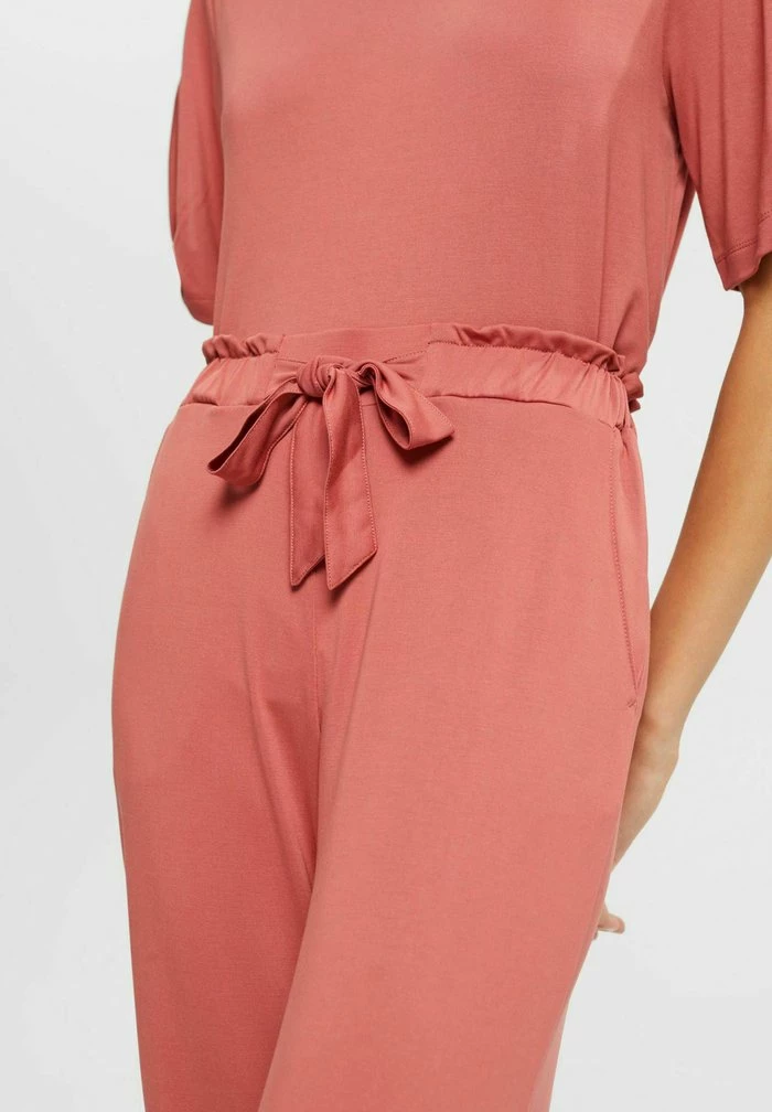 Esprit EVERYDAY LONG PANT - Pyjama Bottoms - Terracotta - Image 4