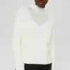 Esprit STITCH - Jumper - Off White