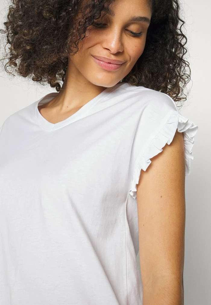 Esprit STRIPE COMBI SLEEVE SHIRT PANTS - Pyjamas - Pastel Yellow - Image 4