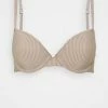 Esprit SOFT STRIPES CLASSIC PADDED BRA - Underwired Bra - Light Taupe